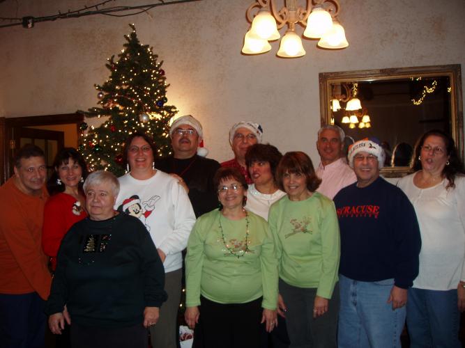 Sansone Christmas party 2008-all the cousins